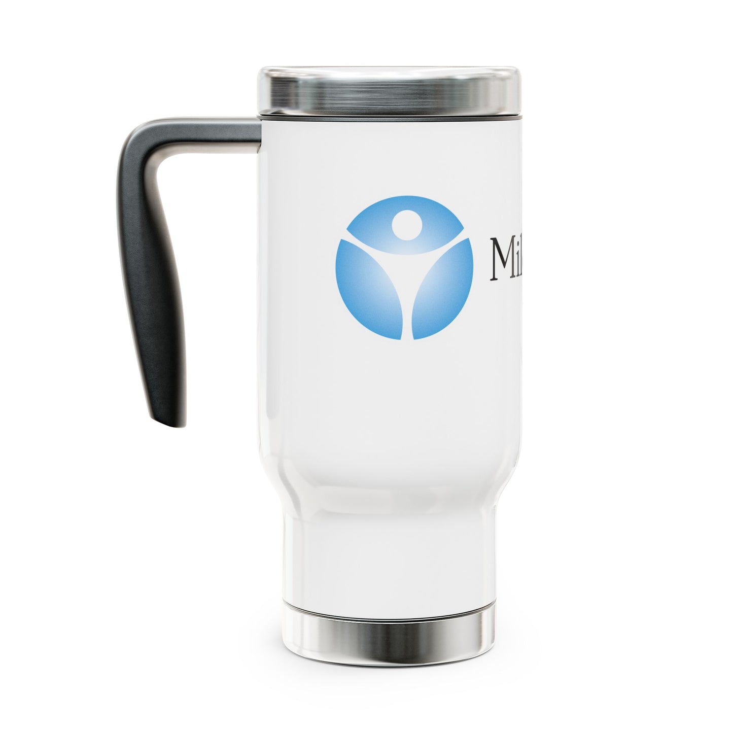 Stainless Steel Travel Mug with Handle, 14oz